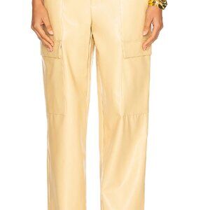 Helsa Waterbased Faux Leather Cargo Pant M